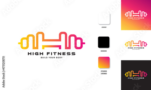 Fitness gym logo design