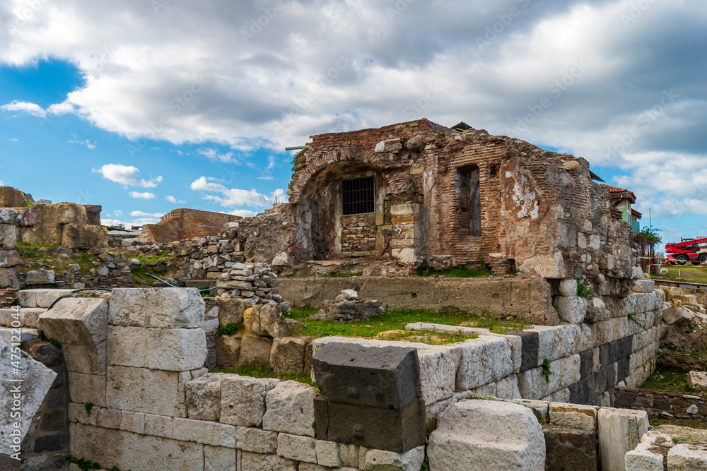 Agora of The ancient city of Smyrna in Izmir