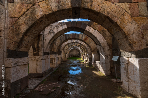 Agora of The ancient city of Smyrna in Izmir