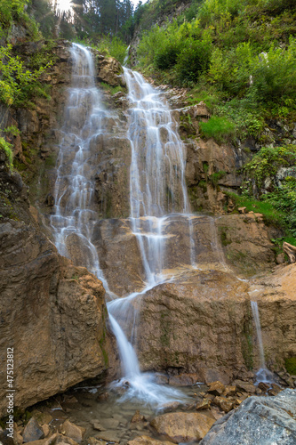 Tervela Wasserfall in Santa Christina, Gröden, Südtirol
