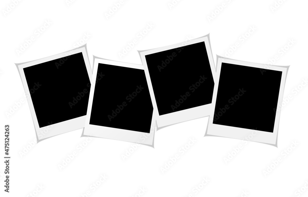 Polaroid photo cards with a white border Polaroid photo cards with a white border