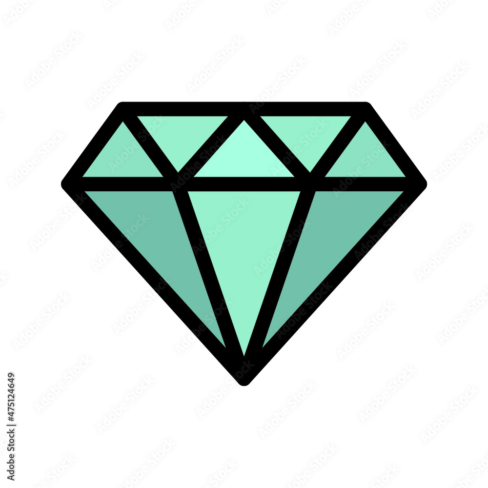 diamond vector line for web, presentation, logo, Icon Symbol. diamond vector line for web, presentation, logo, Icon Symbol.