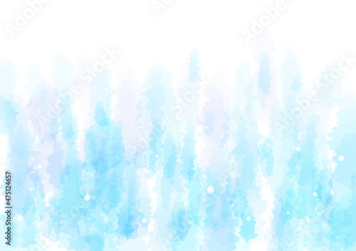 Fototapeta 背景素材 初夏の雨のしずく01 水彩風 紫色と水色 W Kropki Akwarela Kropka Fototapety Foteks
