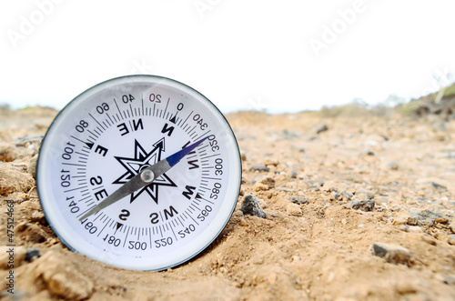Obraz na płótnie Orientation Concept Metal Compass