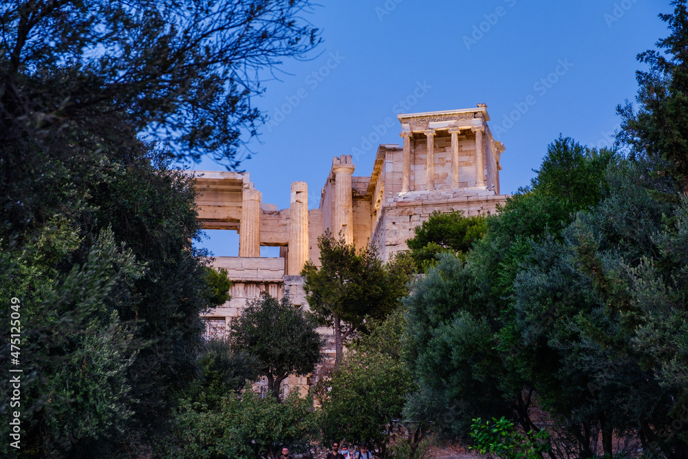The Acropolis of Athens at sunset
