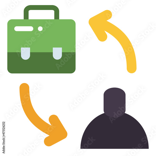 b2c flat icon