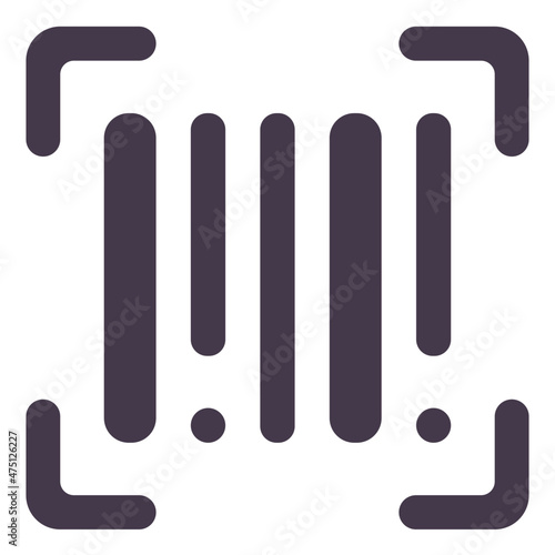 barcode flat icon