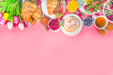 Mothers day Brunch background