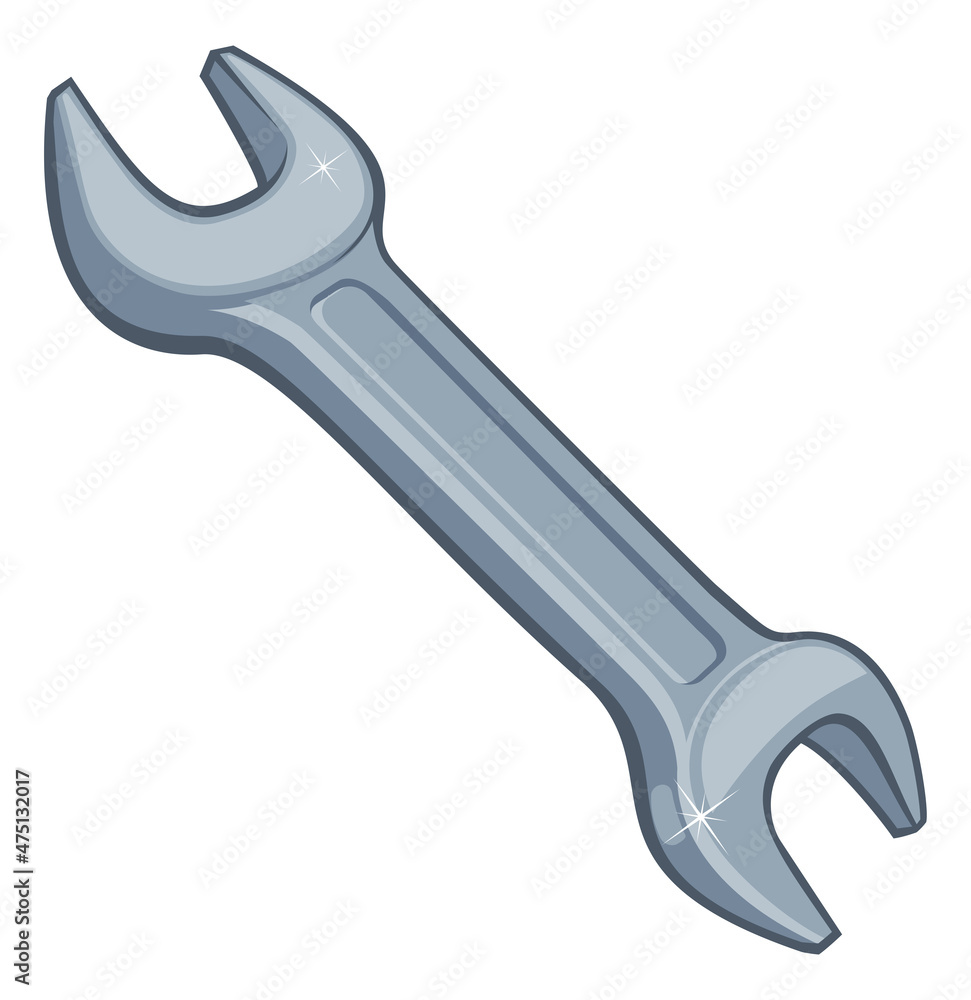 Spanner Wrench Comic Book Pop Art Cartoon Spanner Wrench Comic Book Pop Art Cartoon