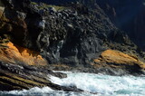 Sea crushing against the rocks, Galapagos islands, Ecuador