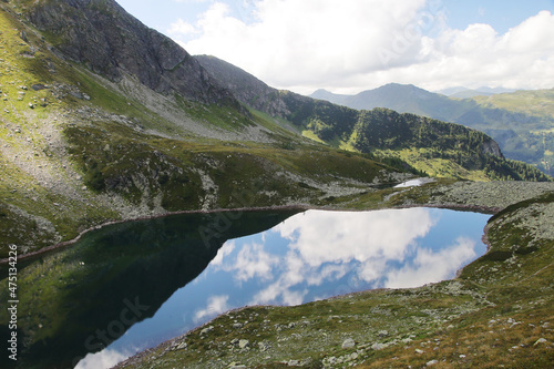 Pafner lake in Gastein valley, Austria