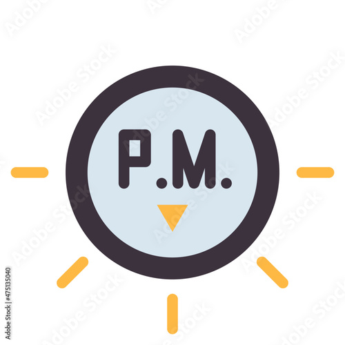 pm flat icon