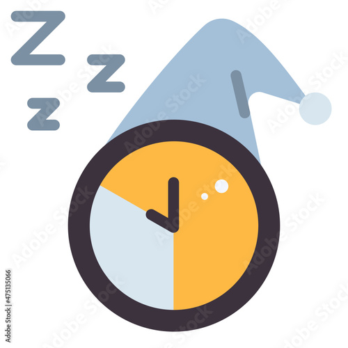 sleep flat icon
