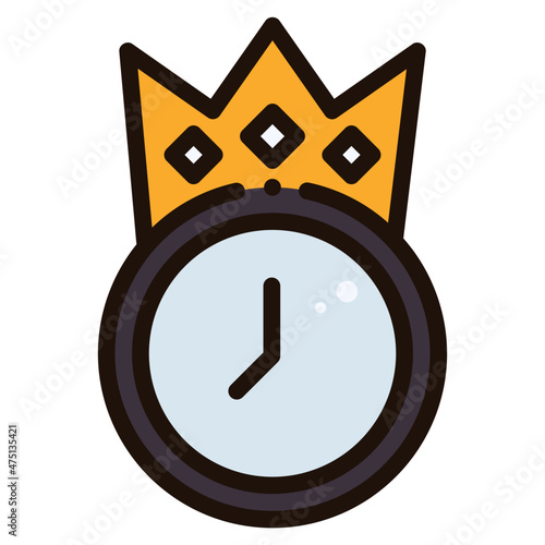 prime time filled outline icon