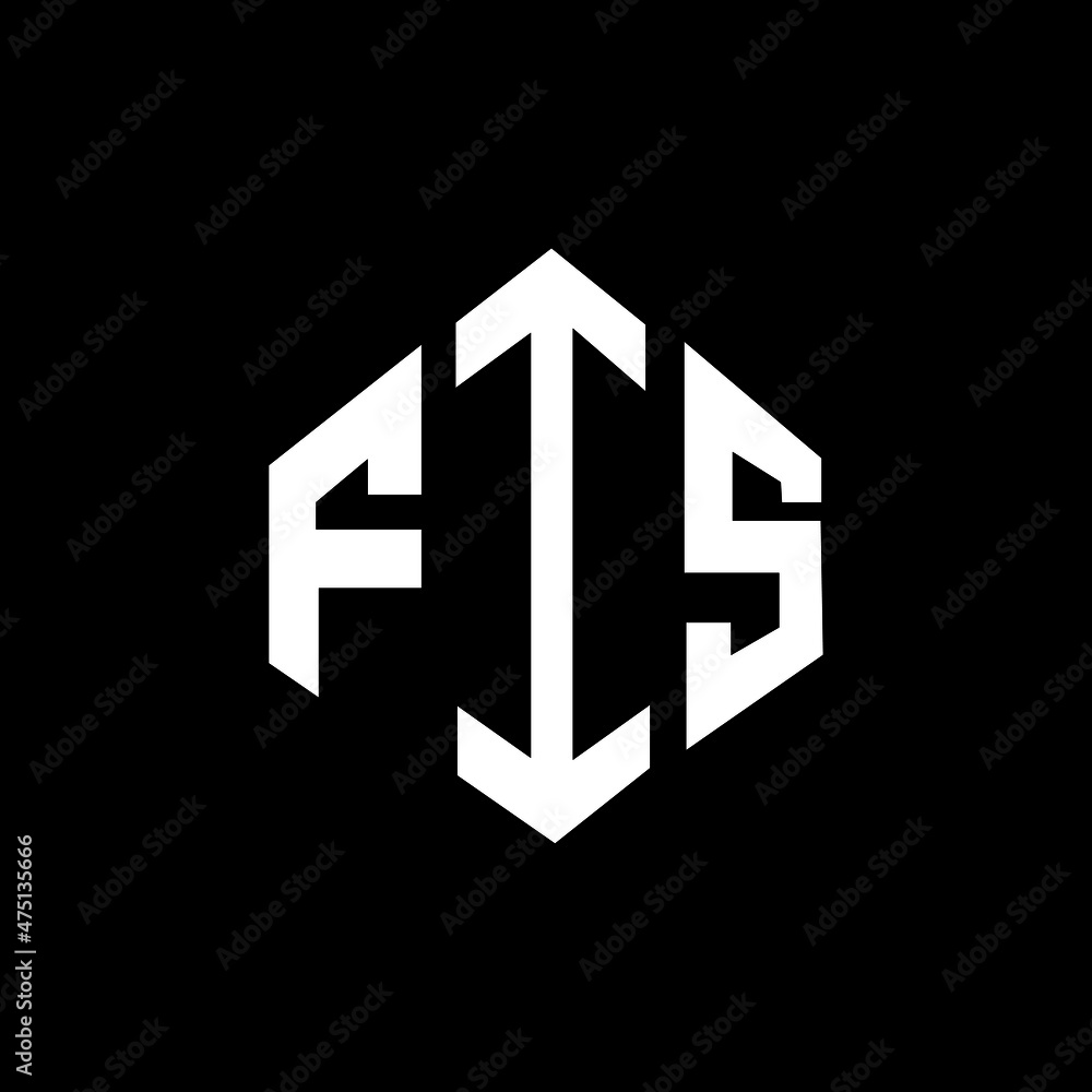 FIS letter logo design with polygon shape. FIS polygon and cube shape logo design. FIS hexagon vector logo template white and black colors. FIS monogram, business and real estate logo. FIS letter logo design with polygon shape. FIS polygon and cube shape logo design. FIS hexagon vector logo template white and black colors. FIS monogram, business and real estate logo.