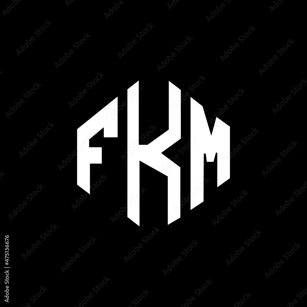 FKM letter logo design with polygon shape. FKM polygon and cube shape logo design. FKM hexagon vector logo template white and black colors. FKM monogram, business and real estate logo. FKM letter logo design with polygon shape. FKM polygon and cube shape logo design. FKM hexagon vector logo template white and black colors. FKM monogram, business and real estate logo.