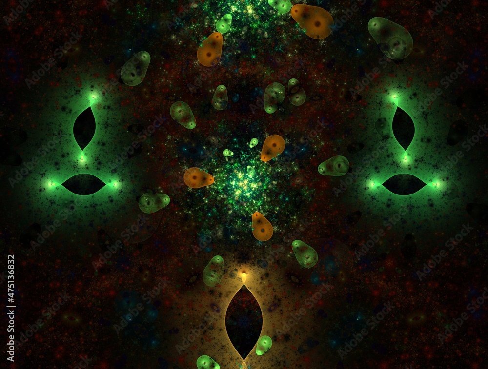 Fototapeta premium Imaginatory fractal abstract background Image