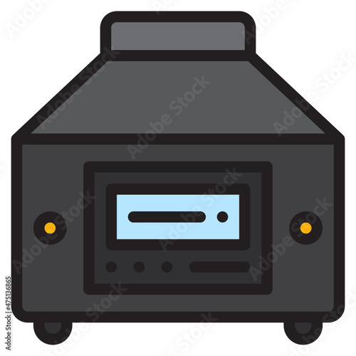 centrifuge filled outline icon