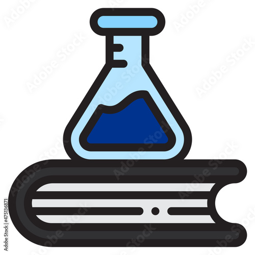 chemistry filled outline icon