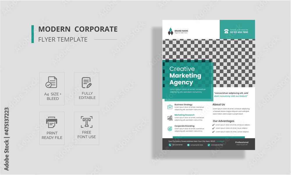 Creative Solution Business Flyer Template Creative Solution Business Flyer Template