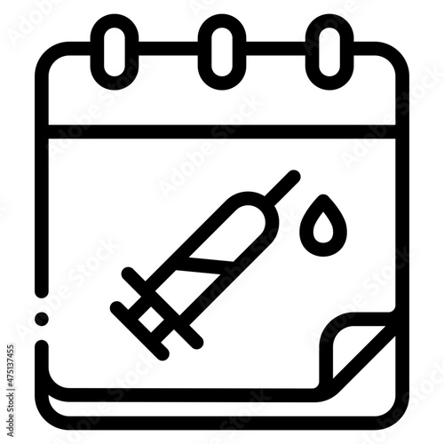 calendar outline icon