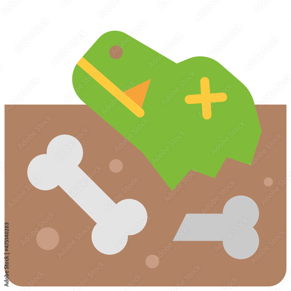 extinction flat icon extinction flat icon