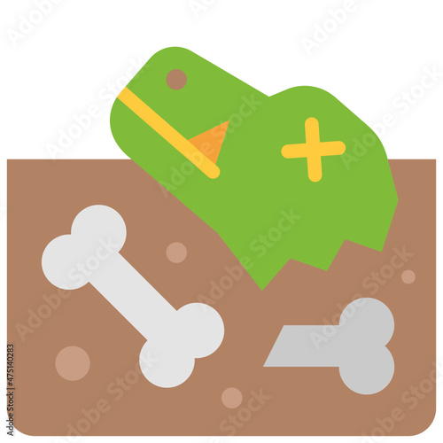 extinction flat icon