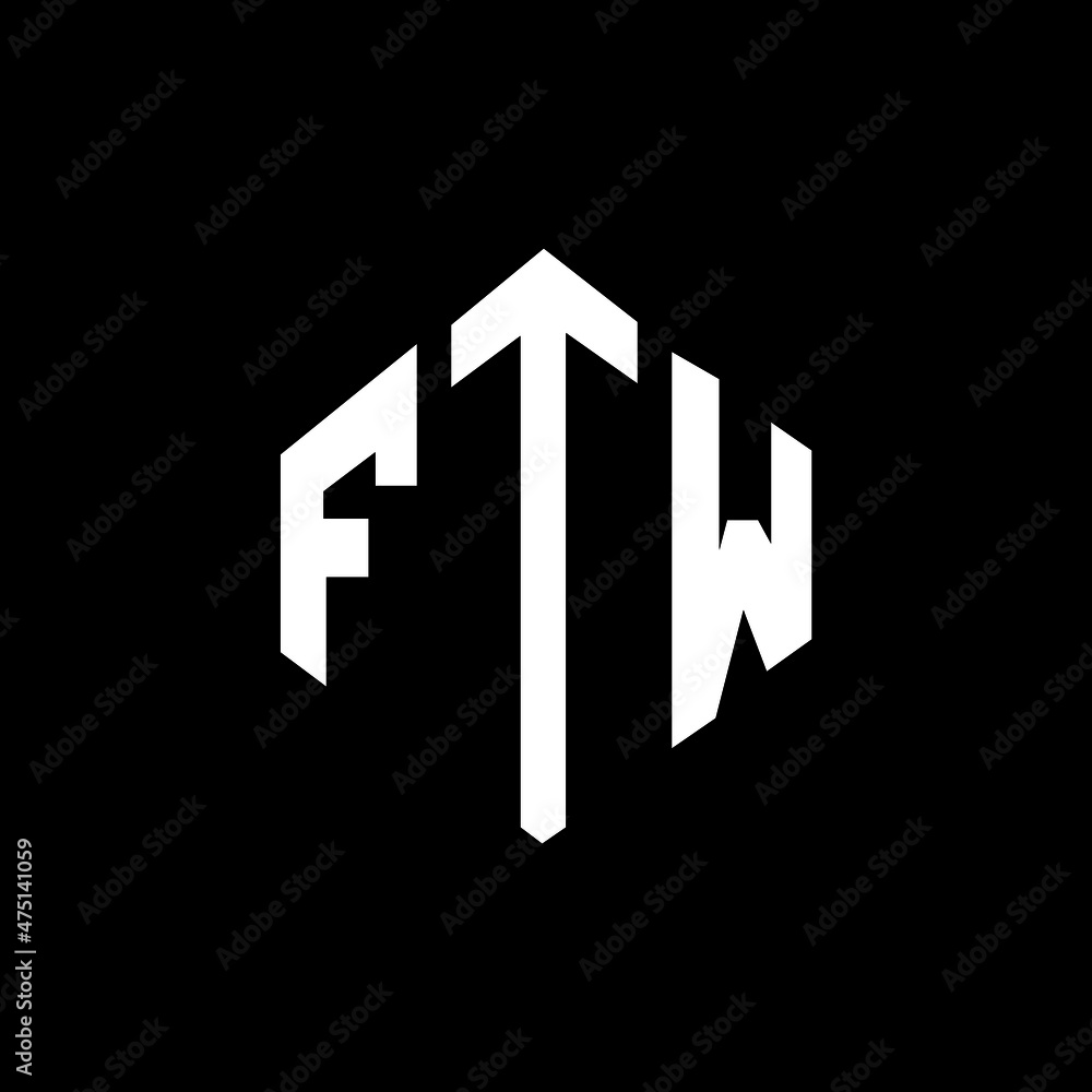 FTW letter logo design with polygon shape. FTW polygon and cube shape logo design. FTW hexagon vector logo template white and black colors. FTW monogram, business and real estate logo. FTW letter logo design with polygon shape. FTW polygon and cube shape logo design. FTW hexagon vector logo template white and black colors. FTW monogram, business and real estate logo.