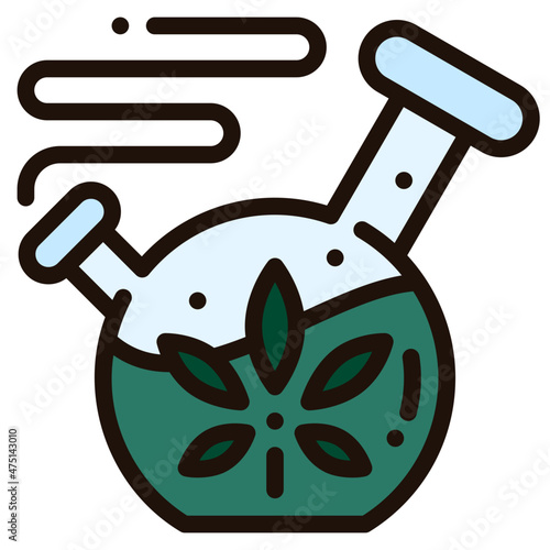 bong filled outline icon