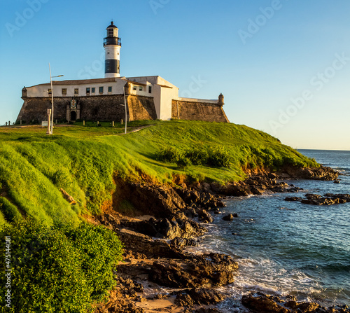 The architecture of a lighthouse in Brazil. photo