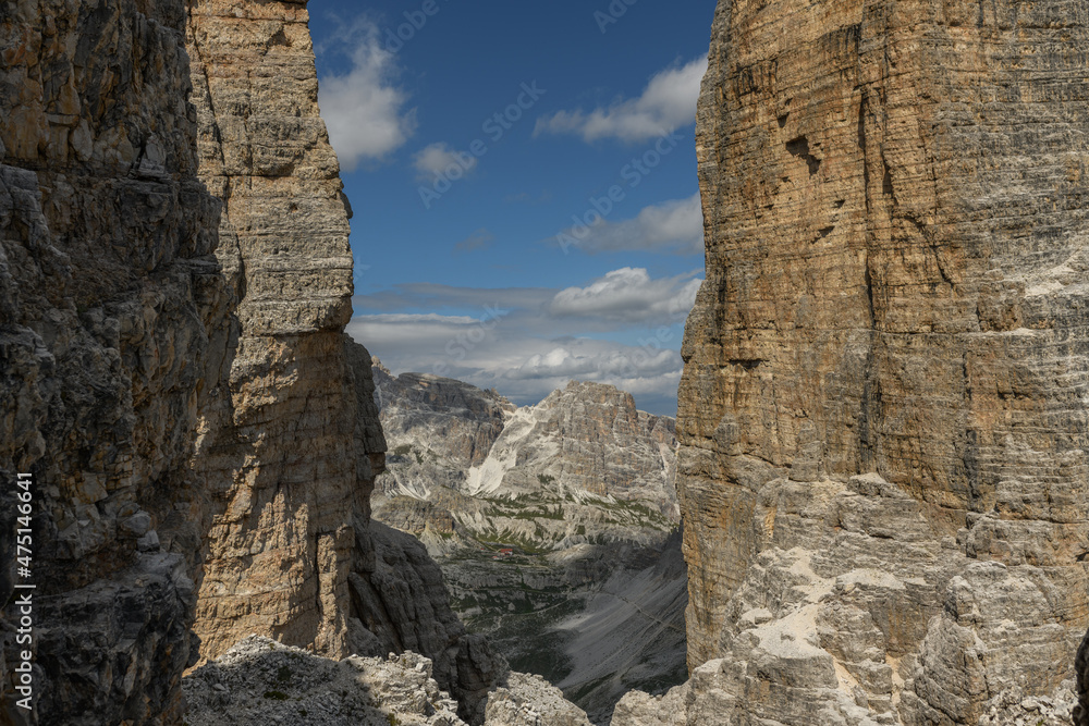 Between the Cime - taken on descent from Cima Ovest of Tre Cime in the Dolomites