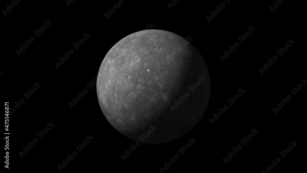 3d mercury in black background day night