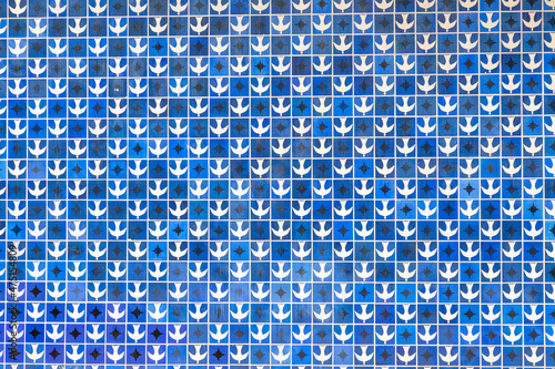 Obraz na plátne Brasília, DF, Brazil, December 15, 2021: Texture of Athos Bulcão style ceramics