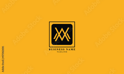 MVA, MMA, Abstract initial monogram letter alphabet logo design photo