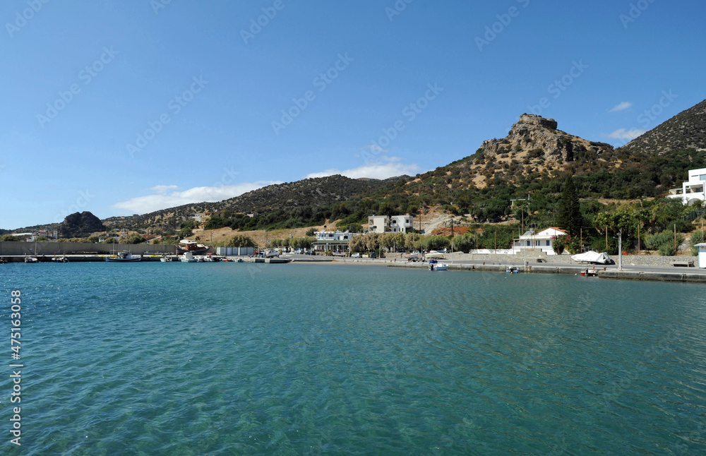 Le port de Kastri-Keratokampos près d'Ano Viannos en Crète