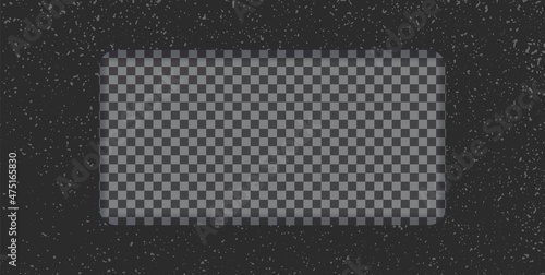 Old cinematic frame on a transparent background Video Camera roll Vector illustration EPS 10