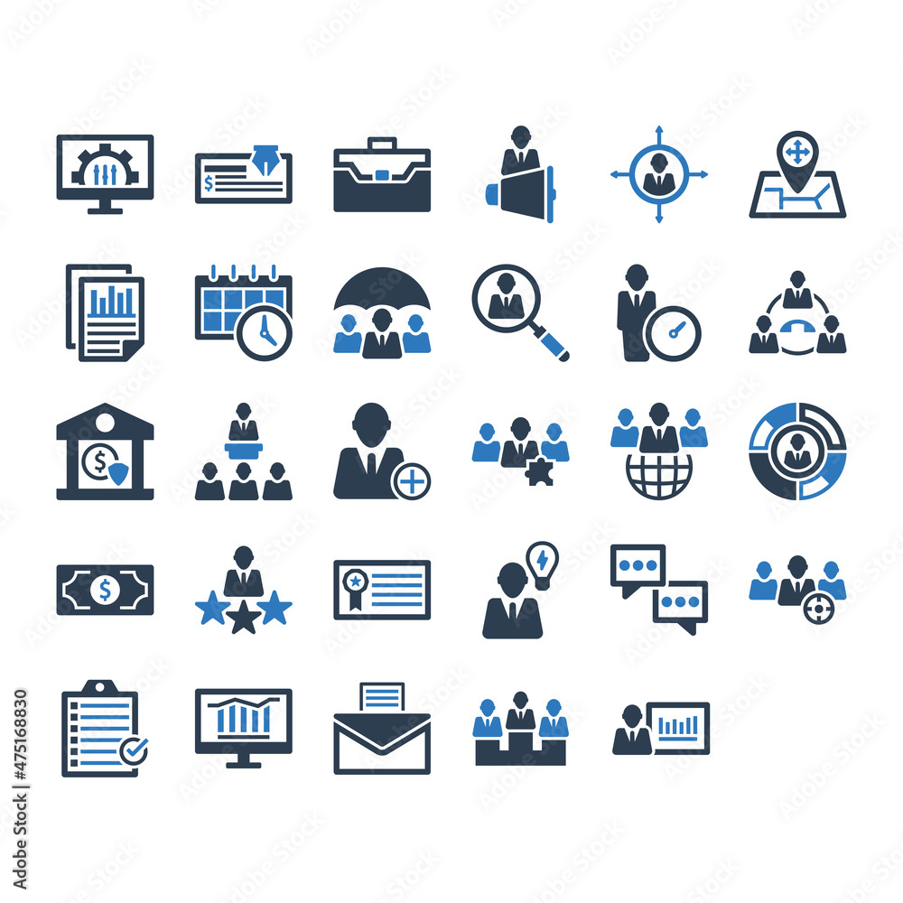 Business And Management icon set Business And Management icon set