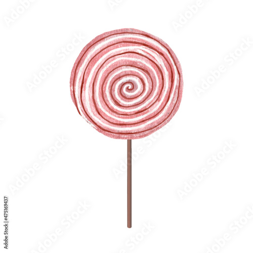 lollipop isolated on white