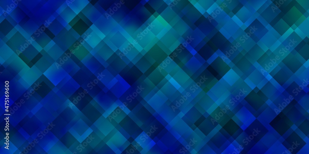 Light BLUE vector pattern in square style. Light BLUE vector pattern in square style.