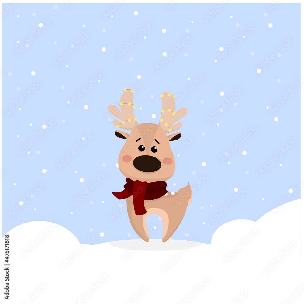 Deer christmas reindeer Deer christmas reindeer