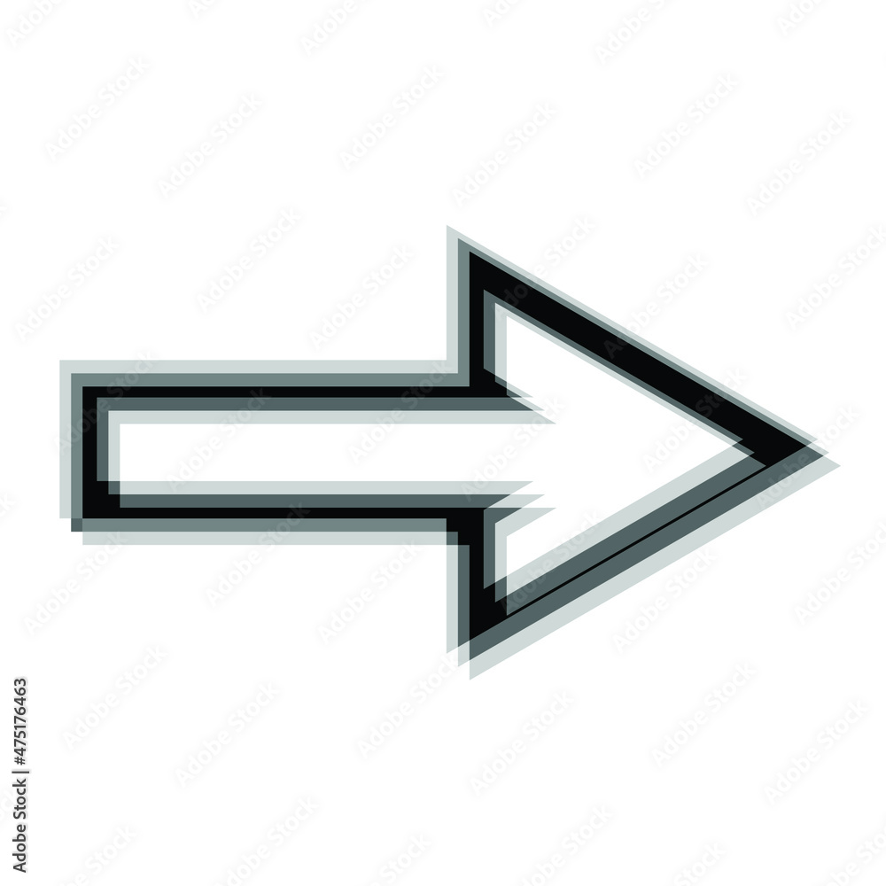 Glitch distorted geometric shape . Blurred arrow.Minimal art design . Noise destroyed arrow logo . Trendy defect error shapes . Glitched frame .Broken effect .vector Glitch distorted geometric shape . Blurred arrow.Minimal art design . Noise destroyed arrow logo . Trendy defect error shapes . Glitched frame .Broken effect .vector