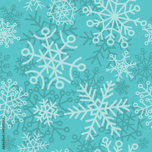 Winter seamless background for decoration. Vector image