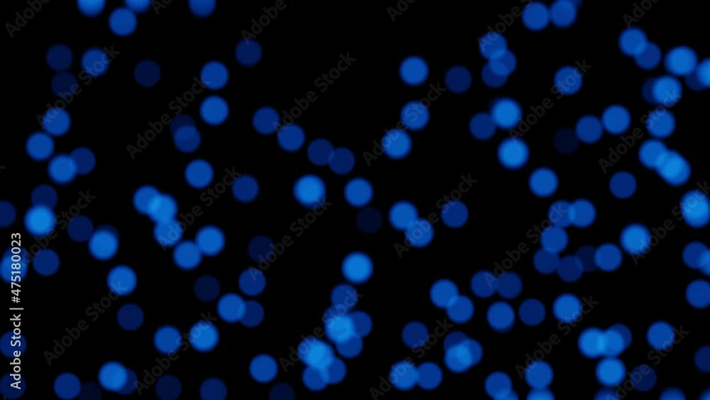 Particles blurry slowly fly in the dark Particles blurry slowly fly in the dark