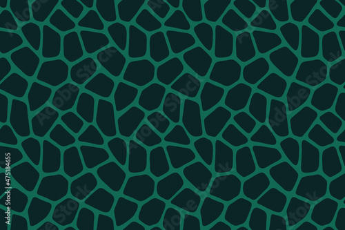 Abstract dark green seamless pattern