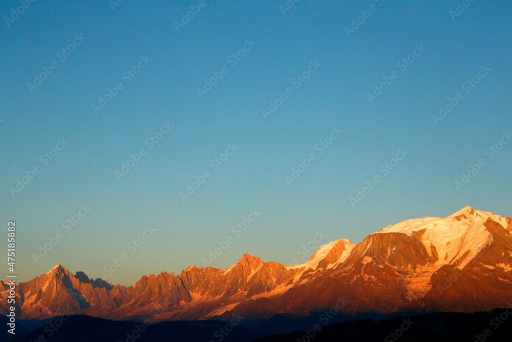 Naklejka premium Nature and mountain.