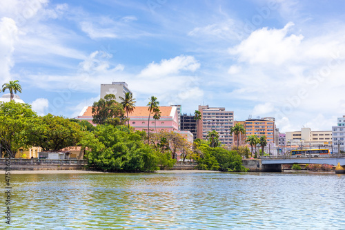 Partial view of the Santa Isabel Theater