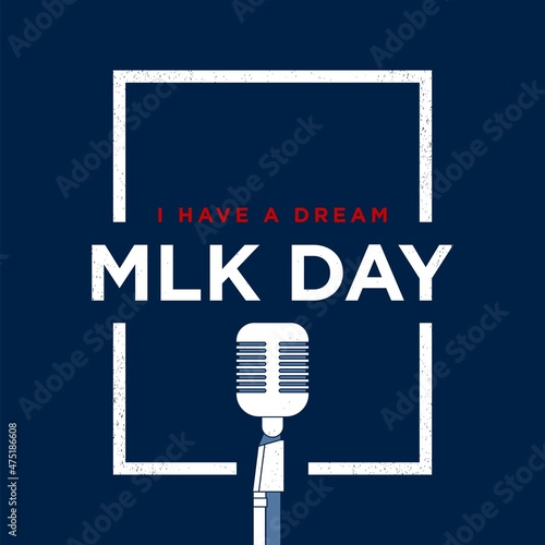 MLK Day Background Design.