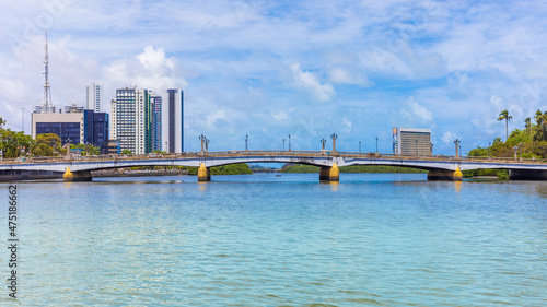 Partial view of the Princess Isabel Bridge