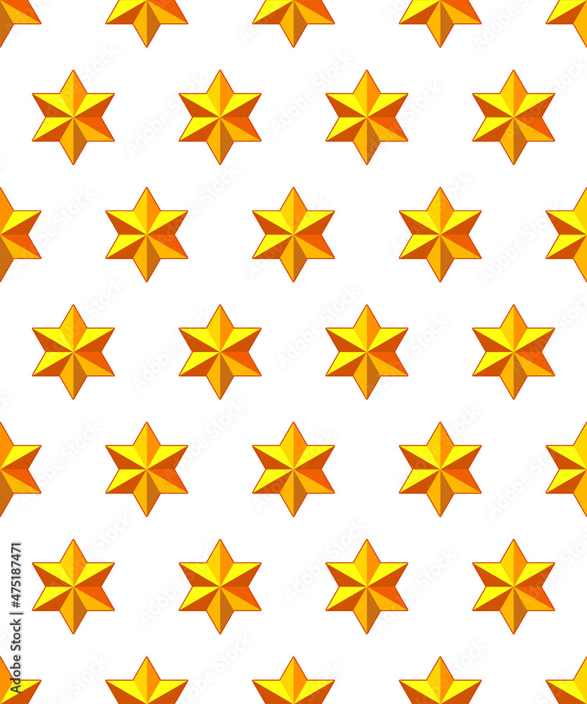 Six pointed star pattern Six pointed star pattern