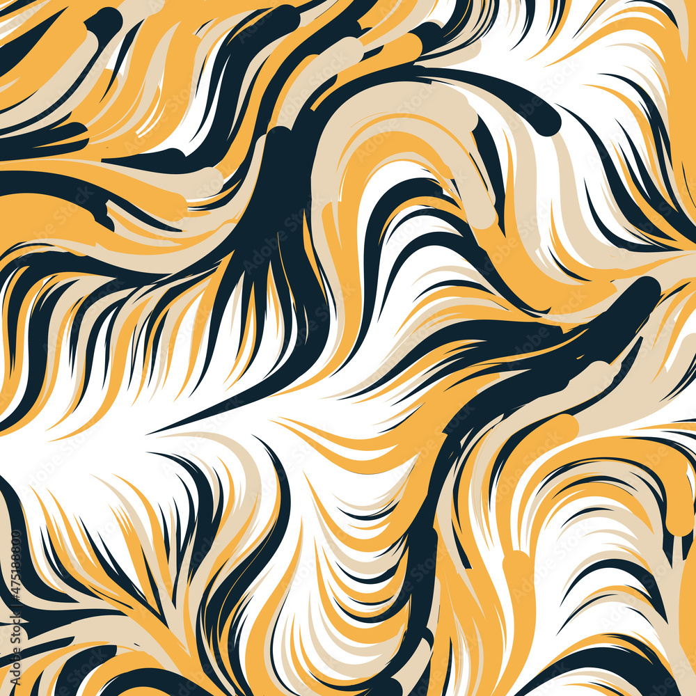 Fototapeta premium Abstract Perlin Noise Geometric Pattern generative computational art illustration